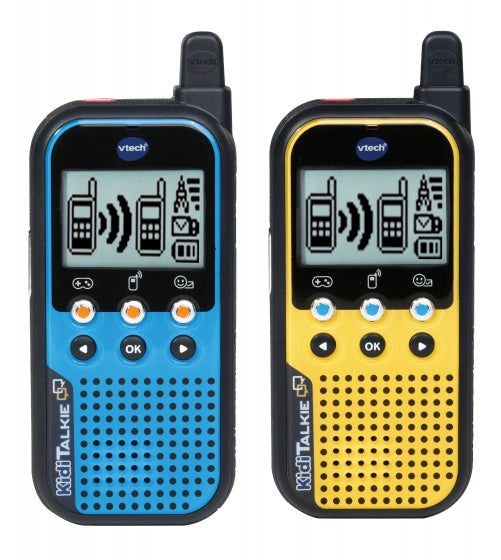 Load image into Gallery viewer, Vtech Walkie talkie KidiTalkie 27,9 cm blauw geel 2 stuks
