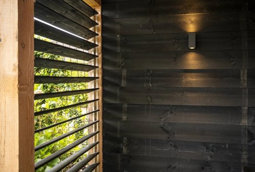 Load image into Gallery viewer, Waelbers fence shutter lamellen 220 cm rvs, zwart txt gecoat - 1 stuk(s) - 670448.99