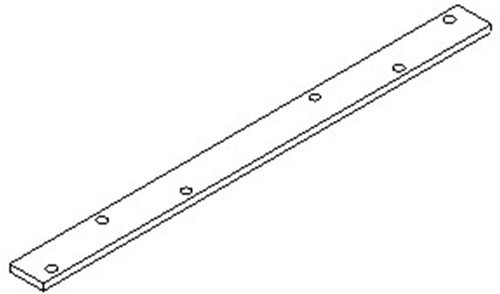 Afbeelding laden in galerijviewer, Waelbers koppelijzer 400x30x6,0mm 6 gtn zwart - 25 stuk(s) - 3577.35