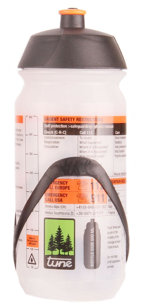 Load image into Gallery viewer, Tune bottle cage wasserträger 2.0 carbon + bottle 500ml