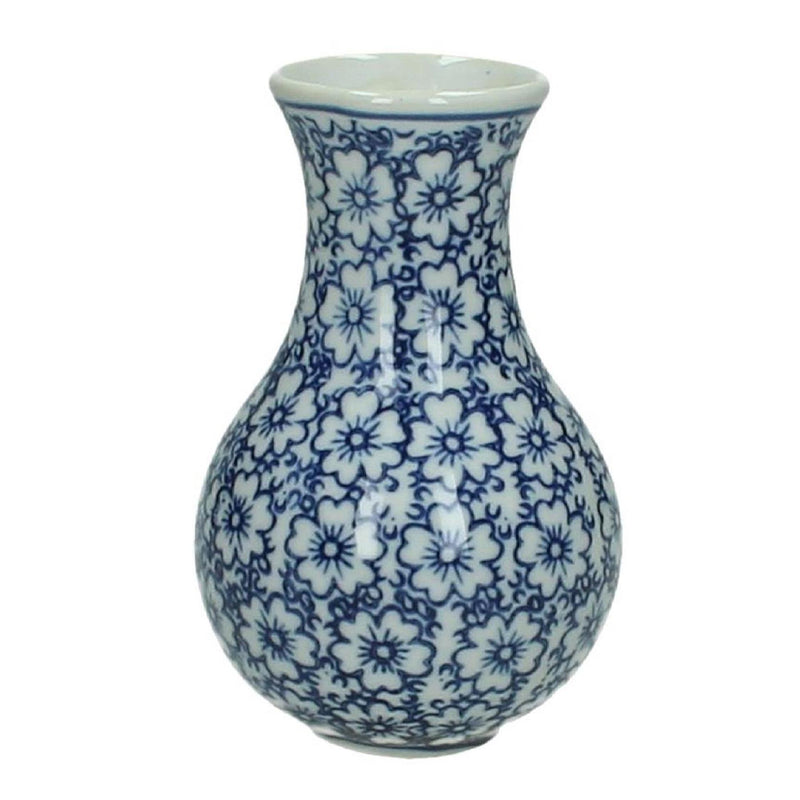 Afbeelding laden in galerijviewer, Kersten vaas aardewerk blue 13x7x7cm