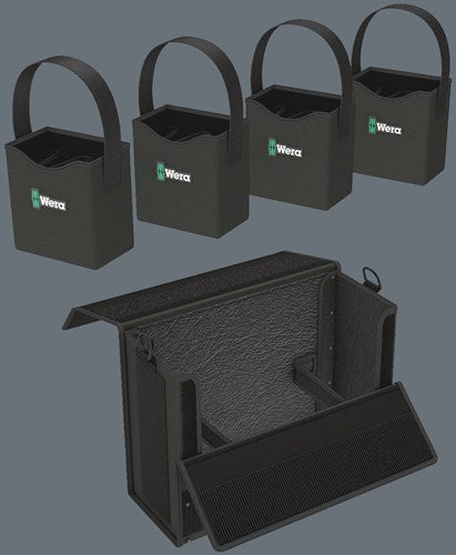 Load image into Gallery viewer, Wera 2go 2 xl gereedschapskoffer, 2-delig - 05004357001