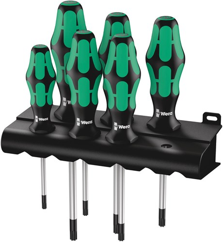 Afbeelding laden in galerijviewer, Wera 367 6 schroevendraaierset kraftform plus torx® + houder, 6 -delig - 1 stuk(s) - 05028062001