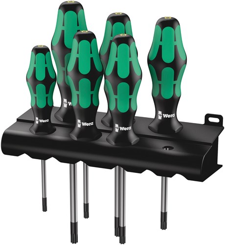 Load image into Gallery viewer, Wera 367 6 torx® bo kraftform plus torx® bo-schroevendraaierset + houder, 6 -delig - 1 stuk(s) - 05138250001