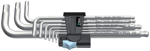 Load image into Gallery viewer, Wera inbussleutelset 3950 9 hex-plus stainless 1 (roestvrij staal, 9-delig, 1.5mm tot 10mm)