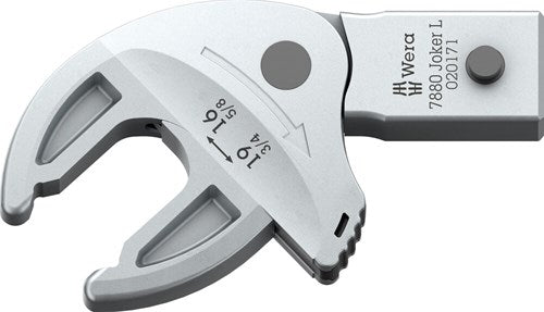 Load image into Gallery viewer, Wera 7880 joker l zelfinstellende insteek-steeksleutel voor sleutelmaat 16-19 mm, 14x18mm, 14x18 x 16-19 x 5 8-3 4 x 85.5 mm - 05020171001