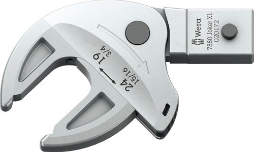 Load image into Gallery viewer, Wera 7880 joker xl zelfinstellende insteek-steeksleutel voor sleutelmaat 19-24 mm, 14x18mm, 14x18 x 19-24 x 3 4-15 16 x 95 mm - 05020172001