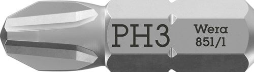 Load image into Gallery viewer, Wera 851 1 z bits phillips, ph 3 x 25 mm - 1 stuk(s) - 05072074001