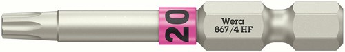 Load image into Gallery viewer, Wera 867 4 torx® hf bits met vasthoudfunctie, tx 20 x 50 mm - 05060508001