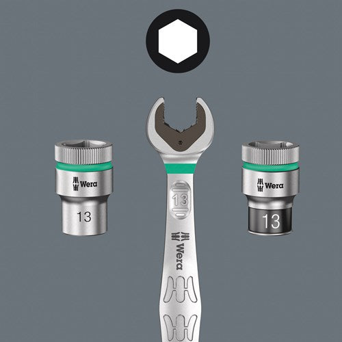 Load image into Gallery viewer, Wera 8790 hmc hf zyklop hand- en machinedop met 1 2 aandrijving met vasthoudfunctie , 12.0 mm - 1 stuk(s) - 05003732001