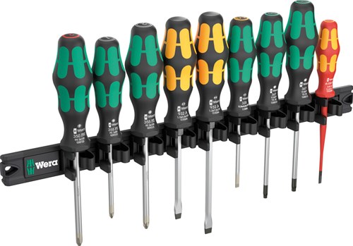 Load image into Gallery viewer, Wera 9650 magneetstrip kraftform schroevendraaierset, 9-delig - 05051012001