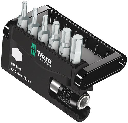 Load image into Gallery viewer, Wera bit-check 7 hex-plus 1, 7 -delig - 1 stuk(s) - 05056168001