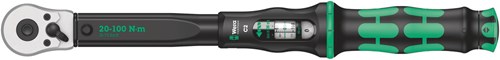 Load image into Gallery viewer, Wera click-torque c 2 draaimomentsleutel met omschakelratel, 1 2 duim, 20 - 100 nm - 1 stuk(s) - 05075621001
