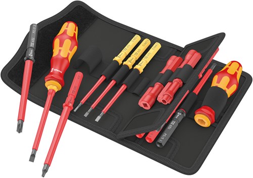 Load image into Gallery viewer, Wera kraftform kompakt vde 18 imperial 1 tool finder | 18 stuks - 5006616001