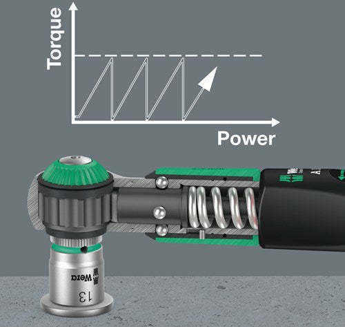 Load image into Gallery viewer, Wera safe-torque a 1 draaimomentsleutel met 1 4 vierkantaandrijving, 2-12 nm, 1 4 x 2-12 nm - 05075800001