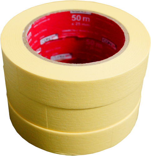 Load image into Gallery viewer, Werkzeyt schilderstape 25mm x 5m 3st - b22299