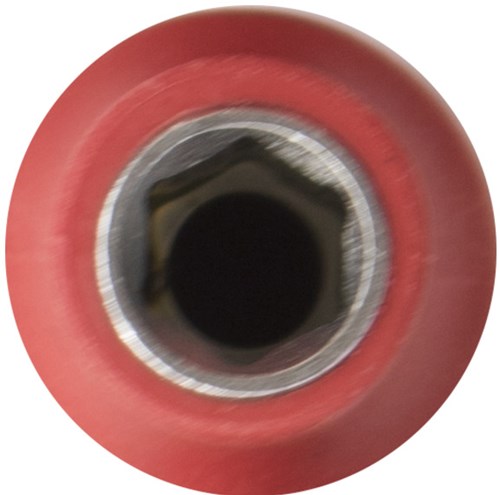 Afbeelding laden in galerijviewer, Wiha 246246 dopsleutelinzet geïsoleerd 1 4 binnenzeskant 5.0 mm x 65 mm - 43111