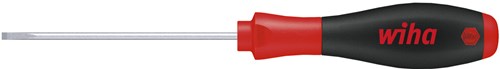 Load image into Gallery viewer, Wiha 302020 schroevendraaier softfinish sleufkop met ronde kling voor diepliggende schroeven 2.0 mm x 65 mm - 00684