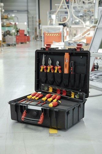 Load image into Gallery viewer, Wiha 9300-70403 gereedschapskoffer basic set l elektrisch | 18 delig - 45530