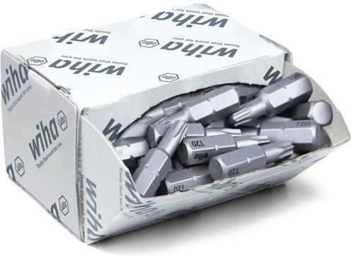 Load image into Gallery viewer, Wiha bitset standard 25 mm torx® (t20) 50-delig 1 4 c6,3 in grootverpakking - 8067 - 08067