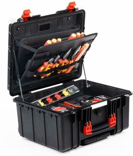 Load image into Gallery viewer, Wiha gereedschapkoffer xl 2 trolley electric 60-delig - 45795