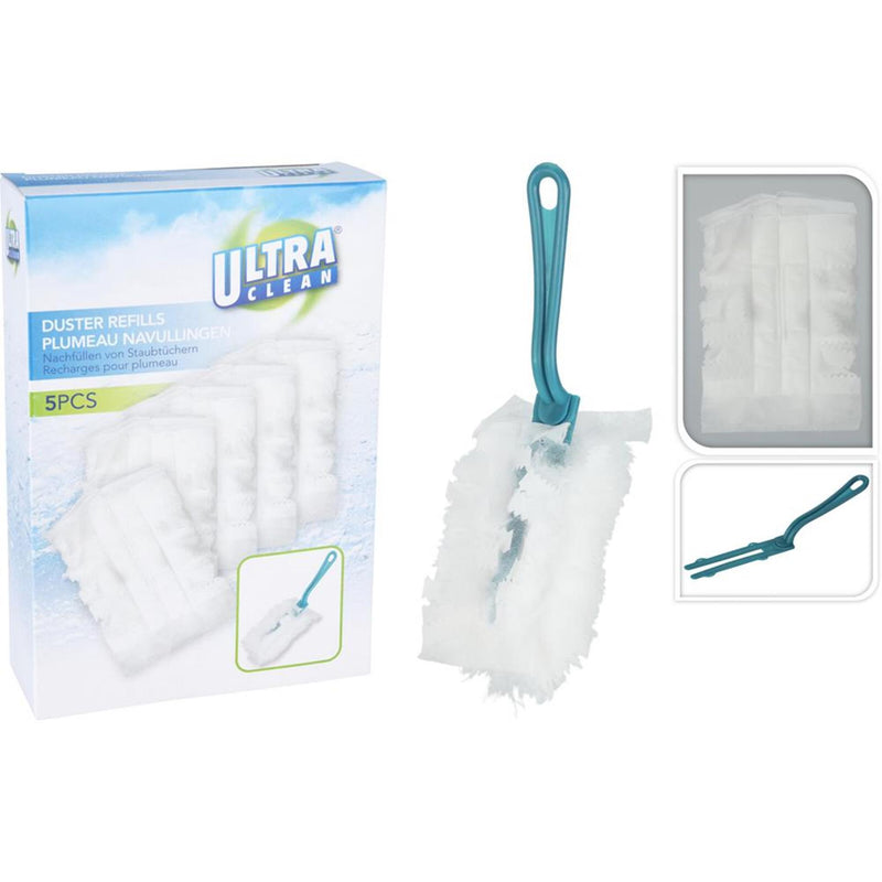Afbeelding laden in galerijviewer, Ultra clean plumeau navulset van 5 stuks