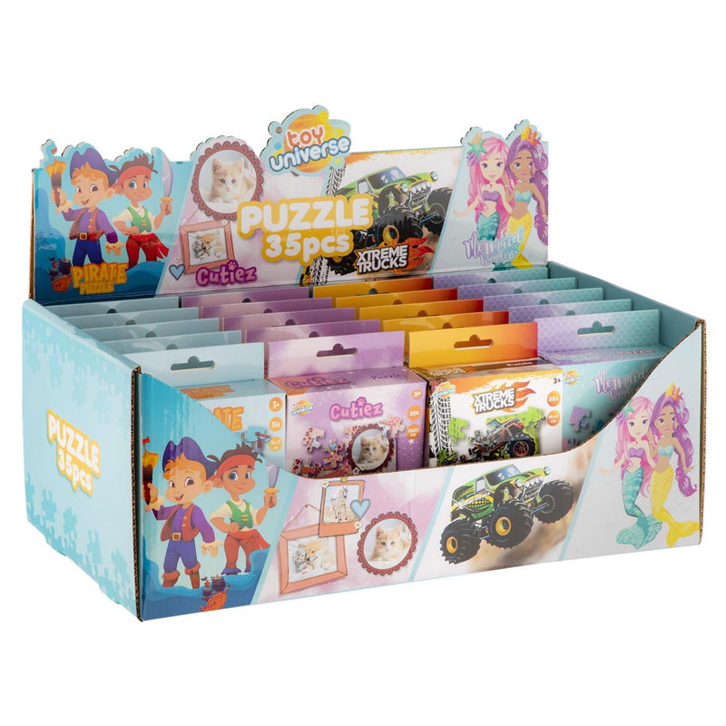 Afbeelding laden in galerijviewer, Toy universe puzzel mini 35 pcs. 21x15cm. 4ass