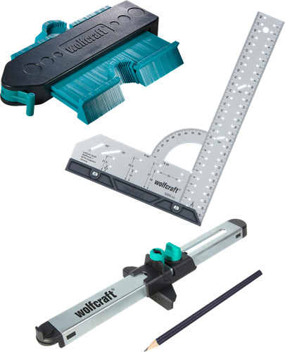Load image into Gallery viewer, Wolfcraft gereedschapsset | voor het inpassen van laminaat- en designvloeren | 1 set - 6976000