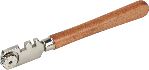 Load image into Gallery viewer, Wolfcraft glassnijder | profi | met houten handvat | 1 stuk - 4109000