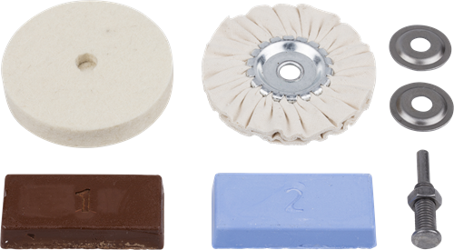 Load image into Gallery viewer, Wolfcraft hobby-polijstset | voor boormachines | 1 set - 2178000