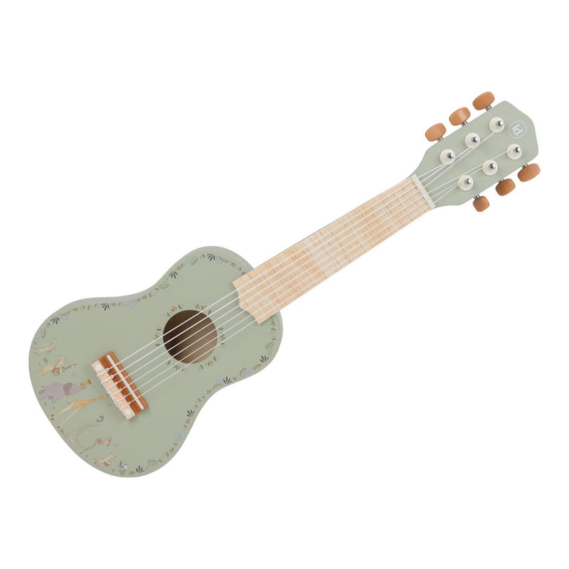 Load image into Gallery viewer, Little dutch safari friends houten gitaar green fsc