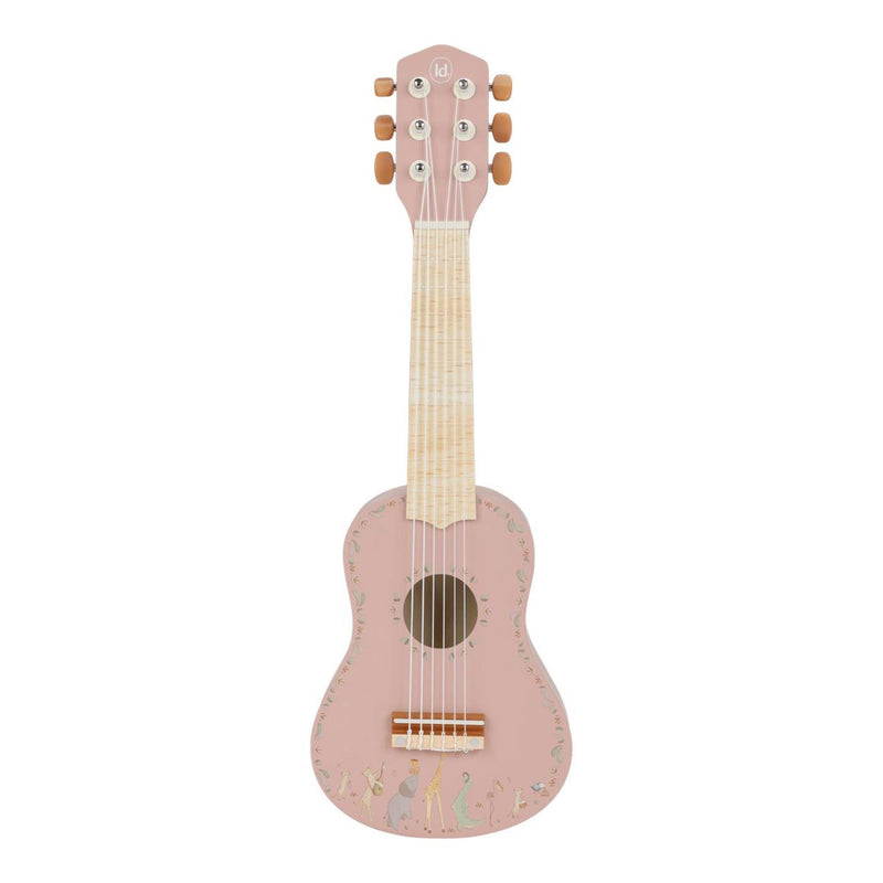 Load image into Gallery viewer, Little dutch safari friends houten gitaar pink fsc
