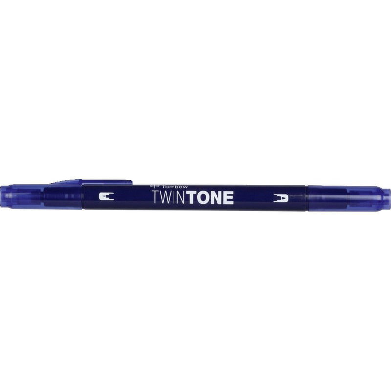 Load image into Gallery viewer, Tombow • twintone dual-tip brushpen navy