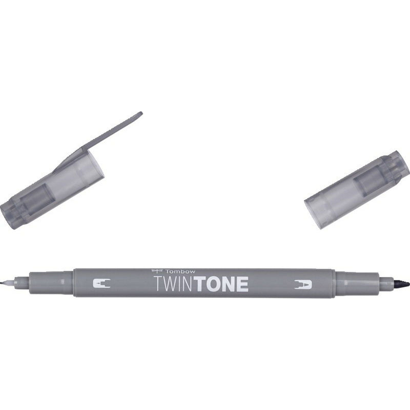 Load image into Gallery viewer, Tombow • twintone dual-tip brushpen grey