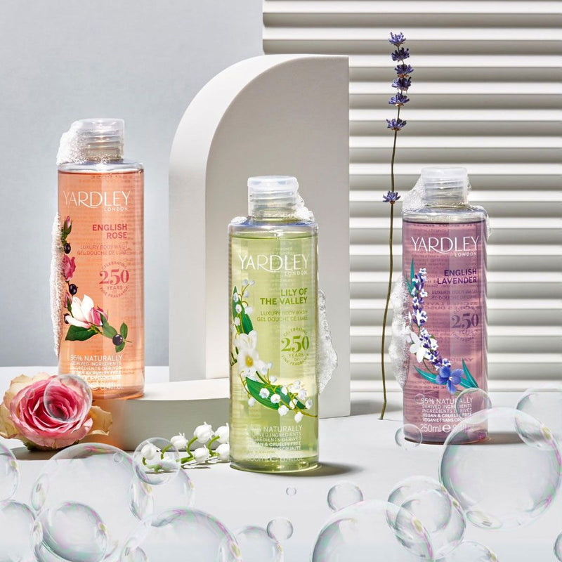 Load image into Gallery viewer, Yardley london lily of the valley body wash 250ml