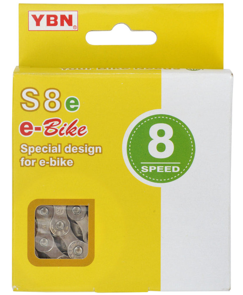 Load image into Gallery viewer, Ybn 8-speed e-bike chain s8e s2 136 links