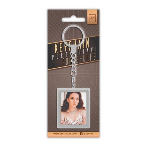 Load image into Gallery viewer, Zep foto sleutelhanger aa9s silver 35x45 mm