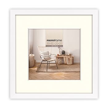 Load image into Gallery viewer, Zep fotolijst v4530w malmo white 20x20 30x30 cm