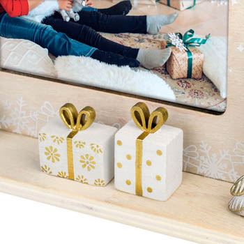 Load image into Gallery viewer, Zep Kerst Fotolijst LS7764 Shinny 10x15 (23,5x5 h15) cm