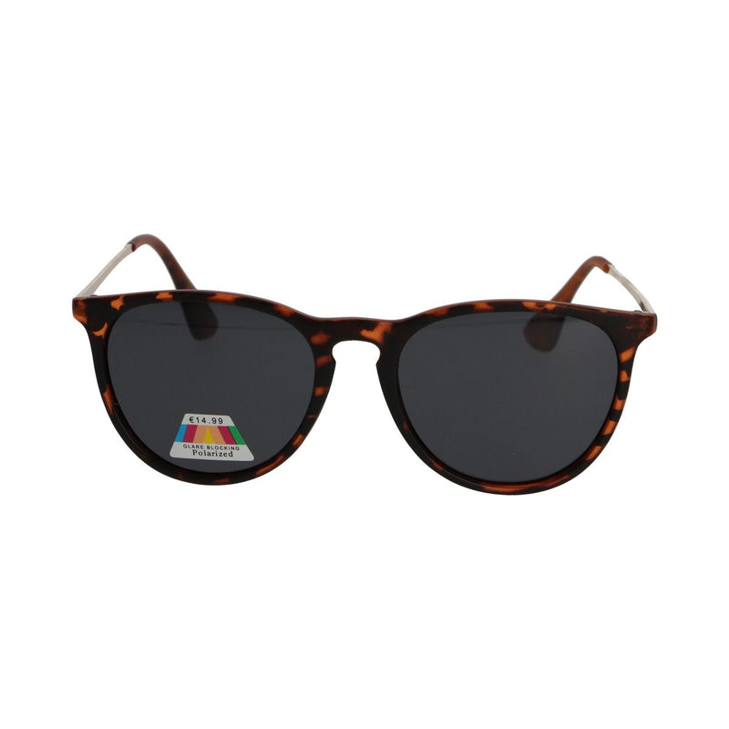 Load image into Gallery viewer, Spectrum polarized zonnebril rond tortoise goud grijs dames