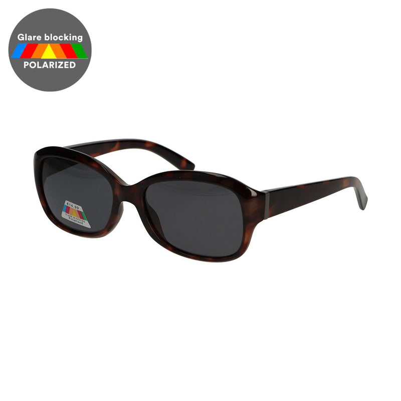 Load image into Gallery viewer, Spectrum polarized zonnebril ovaal tortoise grijs dames