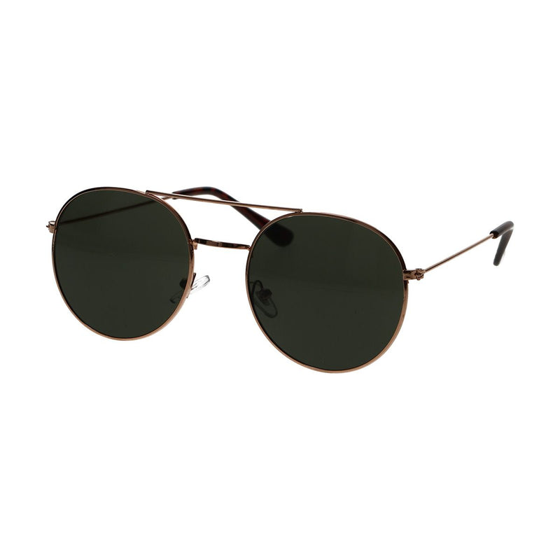 Load image into Gallery viewer, Spectrum zonnebril rond rose metaal groen unisex