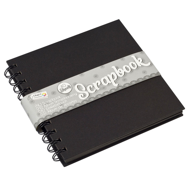 Load image into Gallery viewer, Creative Craft Group Scrapbook Zwart, 15x15cm