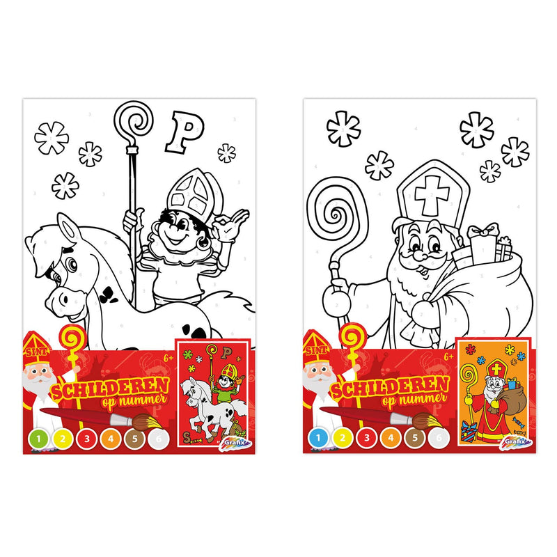 Load image into Gallery viewer, Creative Craft Group Schilderen op Nummer Sinterklaas