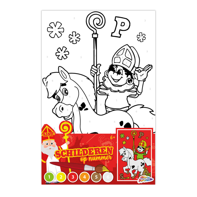 Load image into Gallery viewer, Creative Craft Group Schilderen op Nummer Sinterklaas