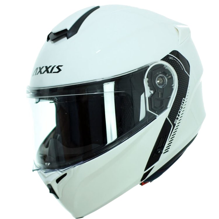 Load image into Gallery viewer, Axxis helm storm solid glans wit xs