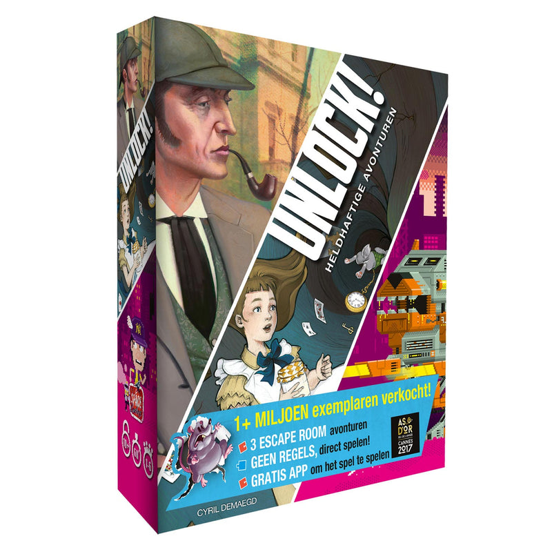 Load image into Gallery viewer, Asmodee Unlock! 5 Heldhaftige Avonturen