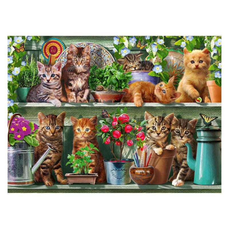Load image into Gallery viewer, Ravensburger Puzzel Katjes in het Rek 500st.