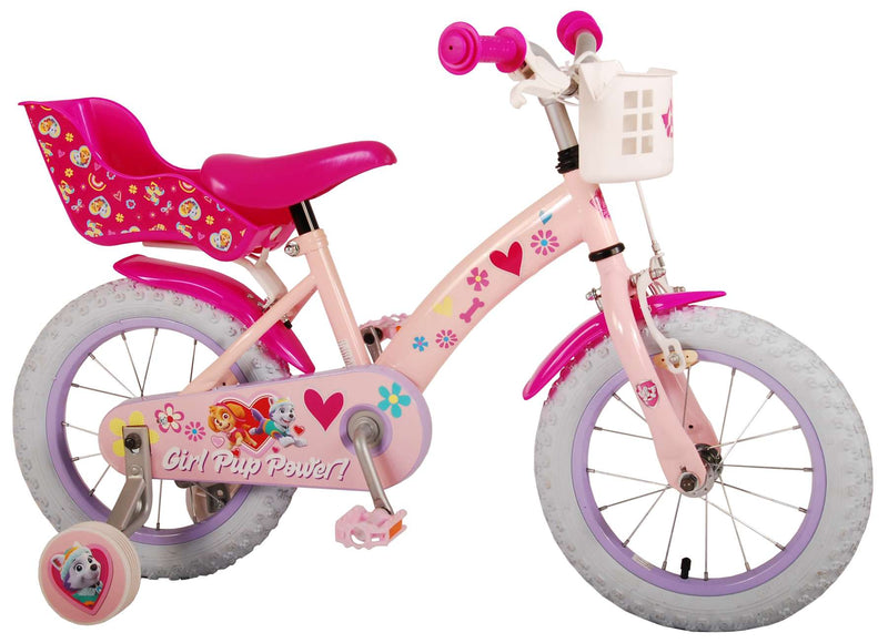 Load image into Gallery viewer, Paw patrol kinderfiets - meisjes - 14 inch - roze