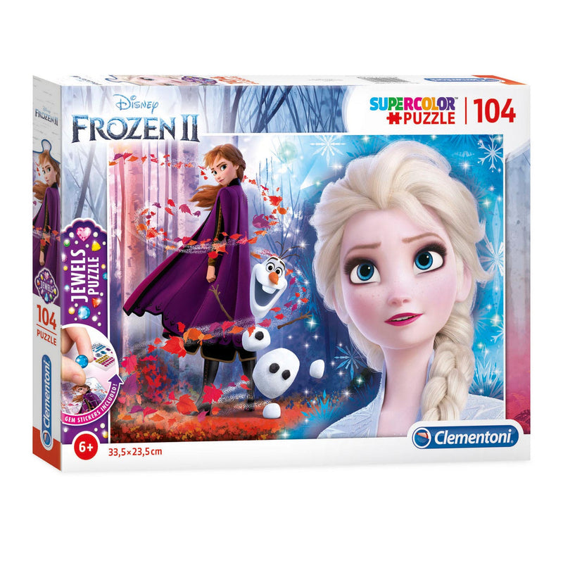 Load image into Gallery viewer, Clementoni Jewels Puzzel Frozen 2, 104st.